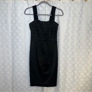 Black Marciano Satin Dress